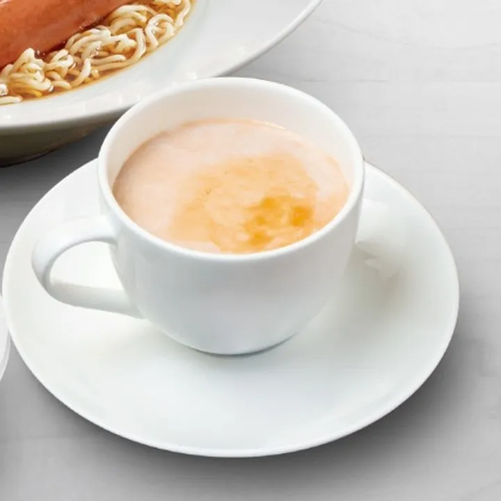 一杯港式奶茶,連碟